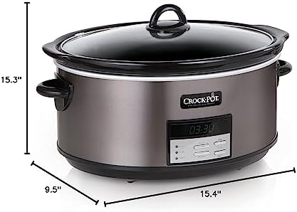 8 Quart Programmable Slow Cooker with Auto Warm - Curated Catalog O8