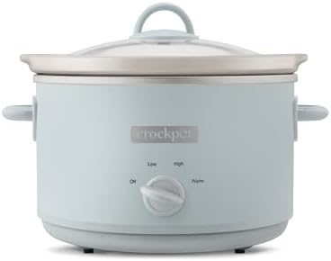 4.5 Quart Manual Slow Cooker – Macaroon Blue - Curated Catalog K9
