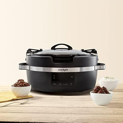 Thermoshield 6 Quart Slow Cooker with Carry Handles - Curated Catalog B8