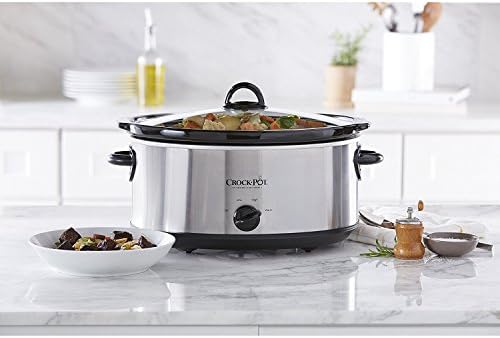 7 Quart Oval Manual Slow Cooker – Stainless Steel - Curated Catalog Y3