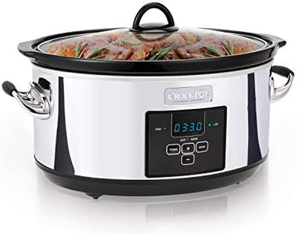 7 Quart Programmable Slow Cooker – Polished Platinum - Curated Catalog K6
