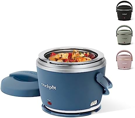 Electric Lunch Box Food Warmer 20oz – Faded Blue - Curated Catalog M0