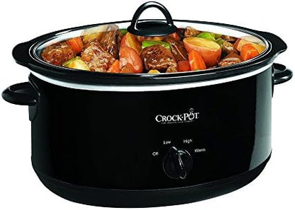 8 Quart Manual Slow Cooker – Black - Curated Catalog C1