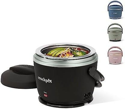 Electric Lunch Box Food Warmer 20oz – Black - Curated Catalog M2