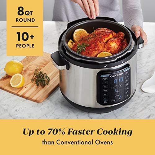 8 Quart Express Crock Multi-Use Pressure Cooker - Curated Catalog N9