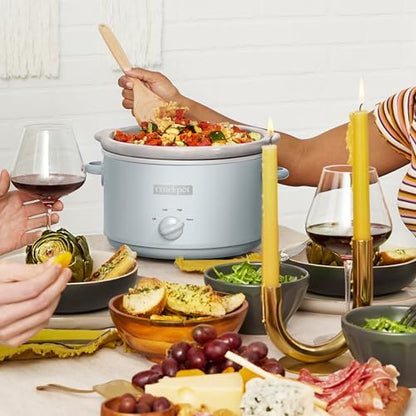 4.5 Quart Manual Slow Cooker – Macaroon Blue - Curated Catalog K9