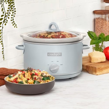 4.5 Quart Manual Slow Cooker – Macaroon Blue - Curated Catalog K9