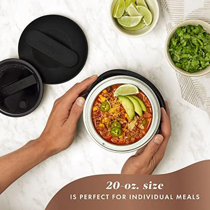 Electric Lunch Box Food Warmer 20oz – Black - Curated Catalog M2