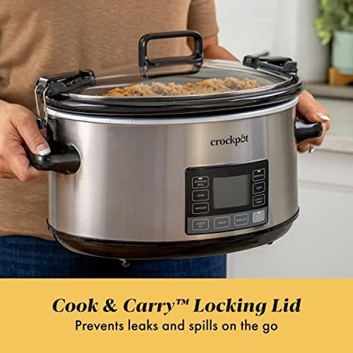 7 Quart Portable Programmable Slow Cooker with Timer - Curated Catalog Z8