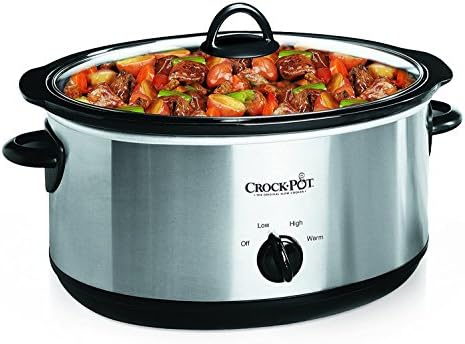 7 Quart Oval Manual Slow Cooker – Stainless Steel - Curated Catalog Y3