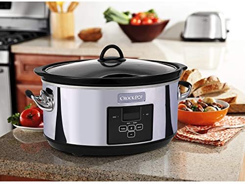 7 Quart Programmable Slow Cooker – Polished Platinum - Curated Catalog K6