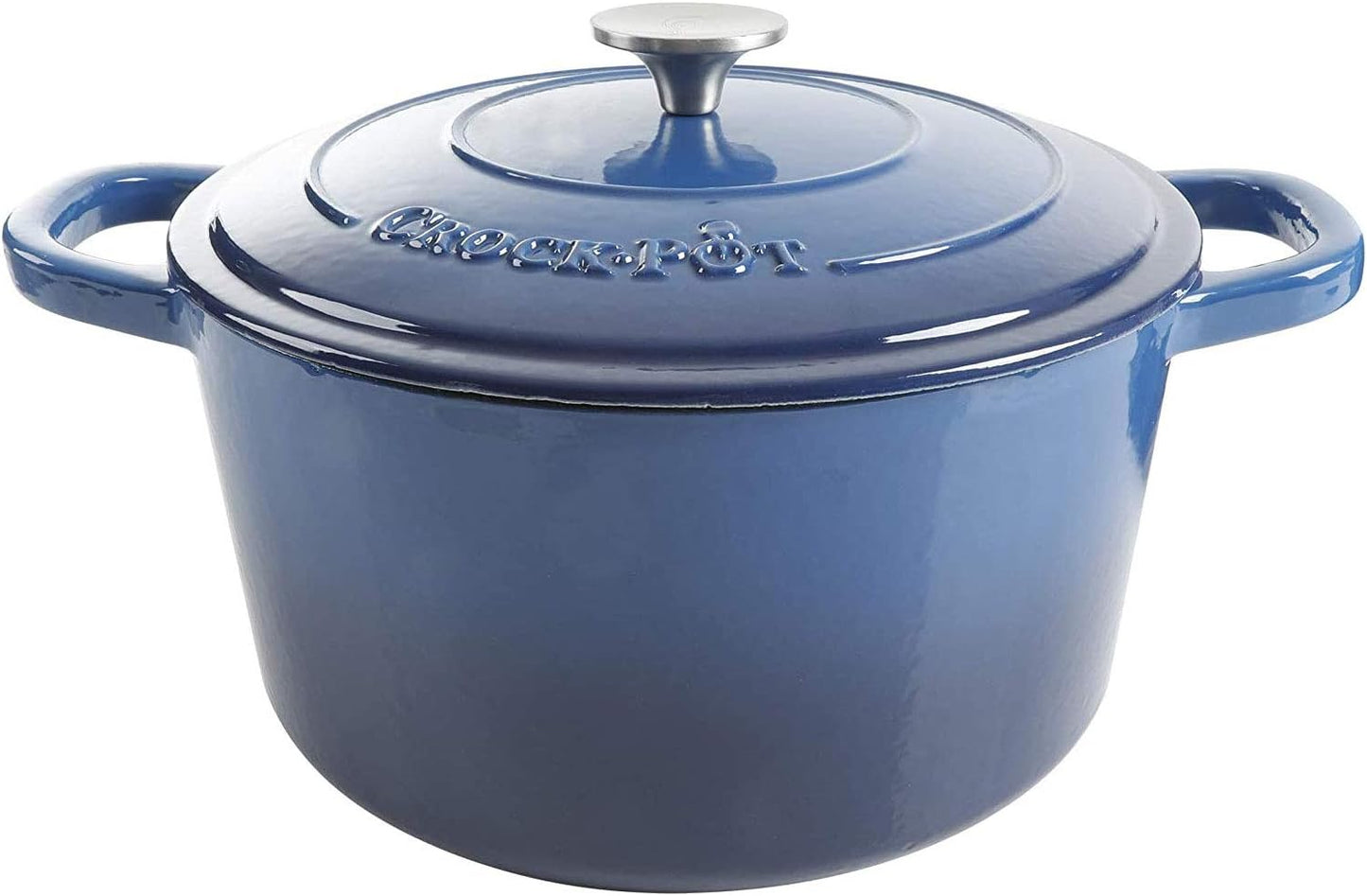 3 Quart Enameled Cast Iron Dutch Oven – Aqua - Curated Catalog W2