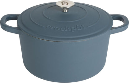 3 Quart Enameled Cast Iron Dutch Oven – Aqua - Curated Catalog J2