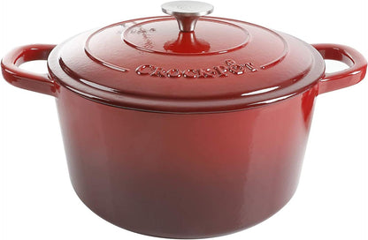3 Quart Enameled Cast Iron Dutch Oven – Aqua - Curated Catalog J2