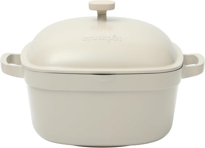 3 Quart Enameled Cast Iron Dutch Oven – Aqua - Curated Catalog W2
