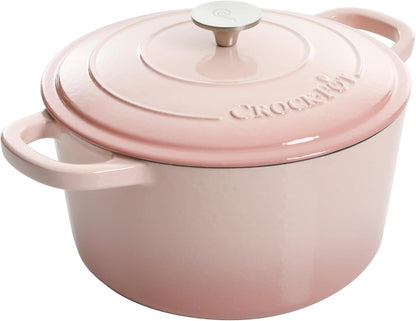 3 Quart Enameled Cast Iron Dutch Oven – Aqua - Curated Catalog J2