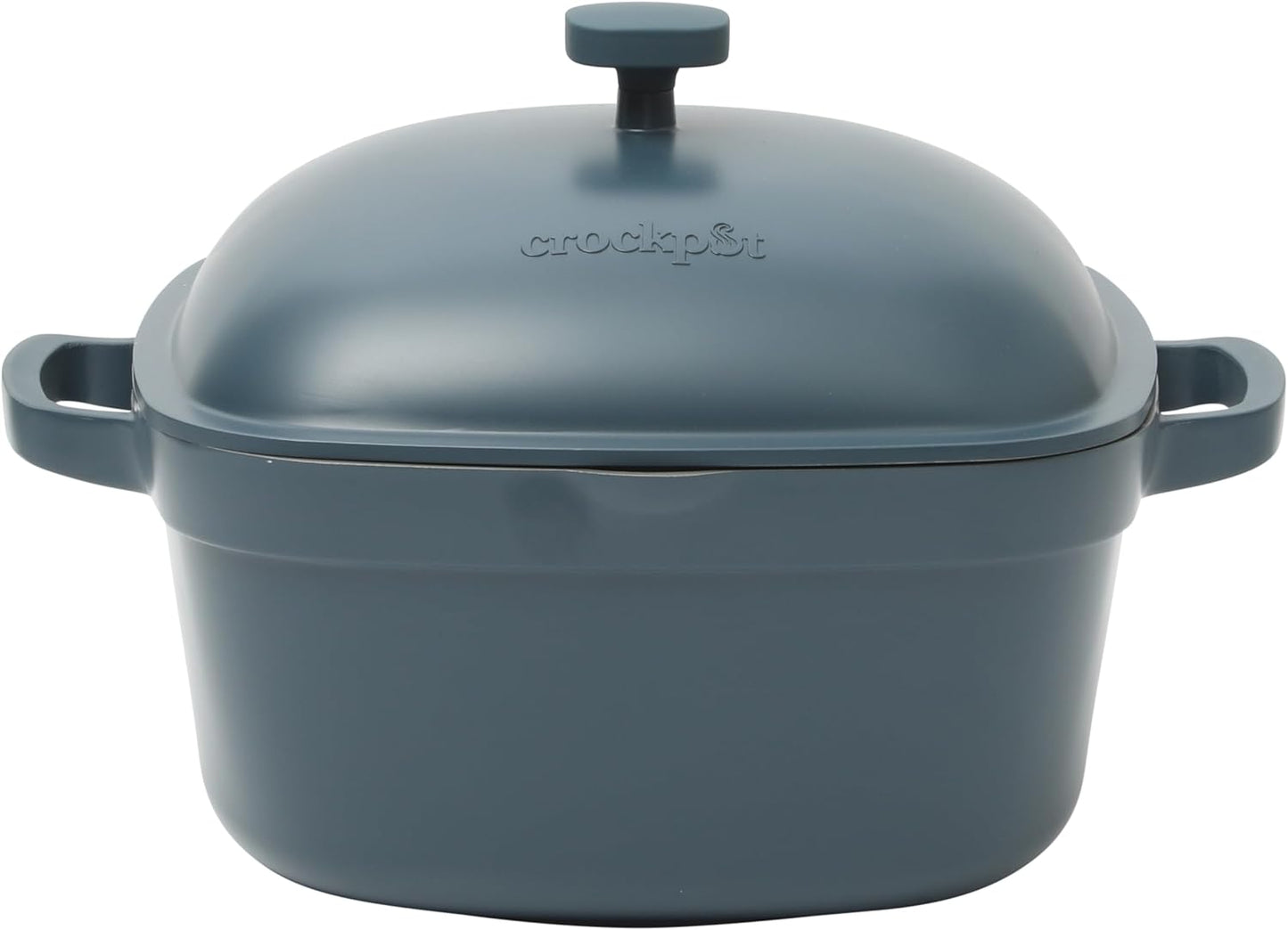 3 Quart Enameled Cast Iron Dutch Oven – Aqua - Curated Catalog J2