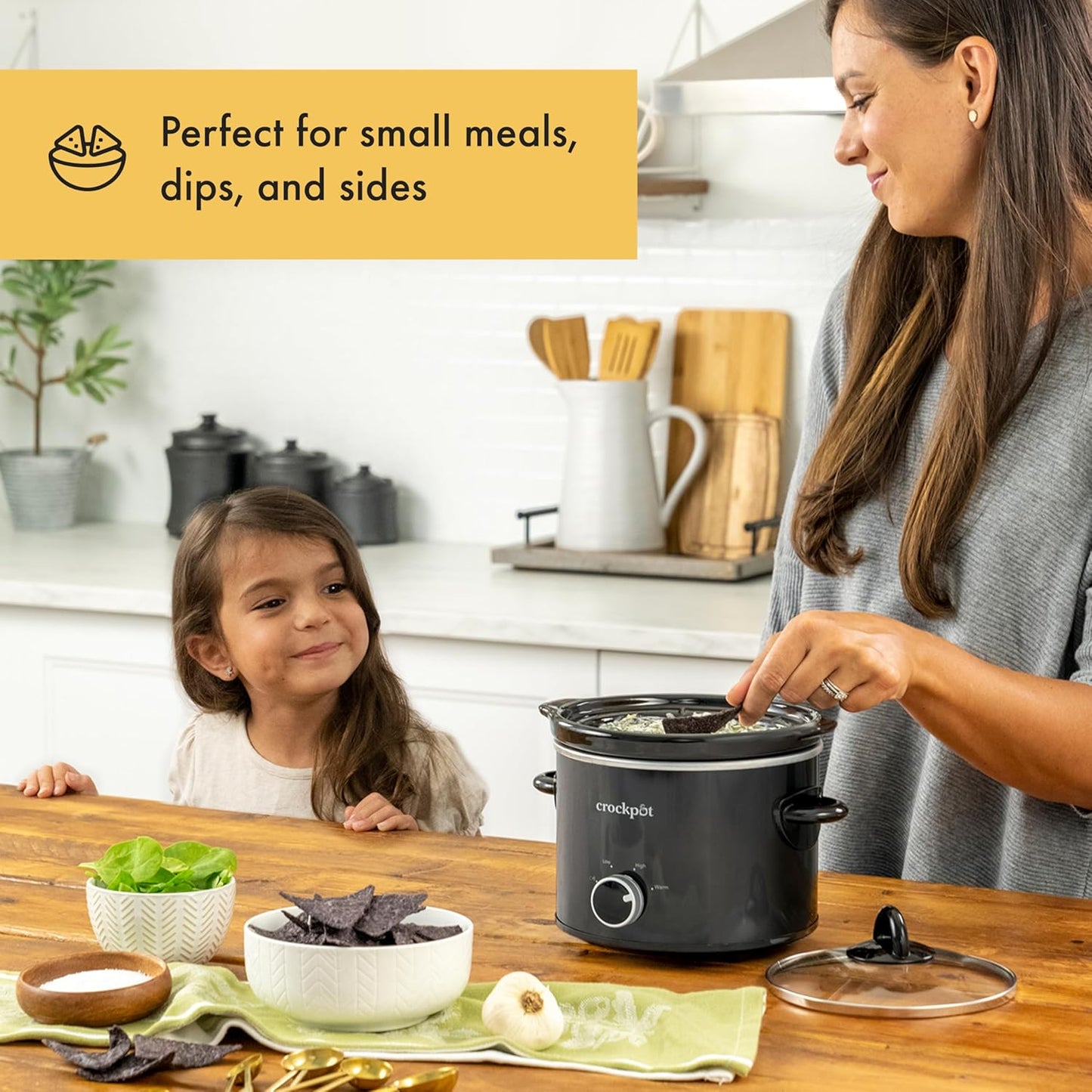 2 Quart Mini Slow Cooker – Classic Compact Cooker - Curated Catalog T6